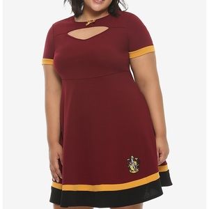 Harry Potter Gryffindor Color-Block Dress Plus Size 1 (XL)